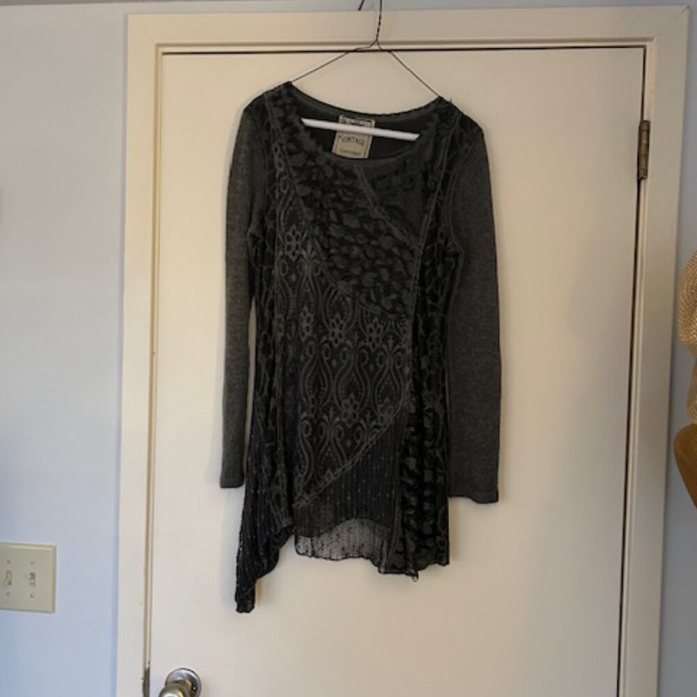 BRAND NEW Vintage Concept Lace & Cotton Tunic